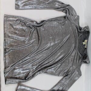 Cold Shoulder Michael Kors shimmer shirt